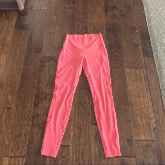 Lululemon Raspberry Cream 28 length double lined align leggings - Picture 1 of 4